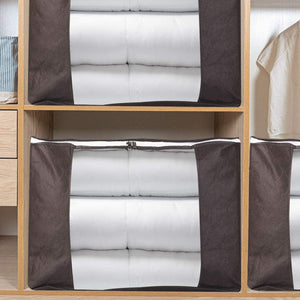 Awekris Foldable Storage Bag Set Brown