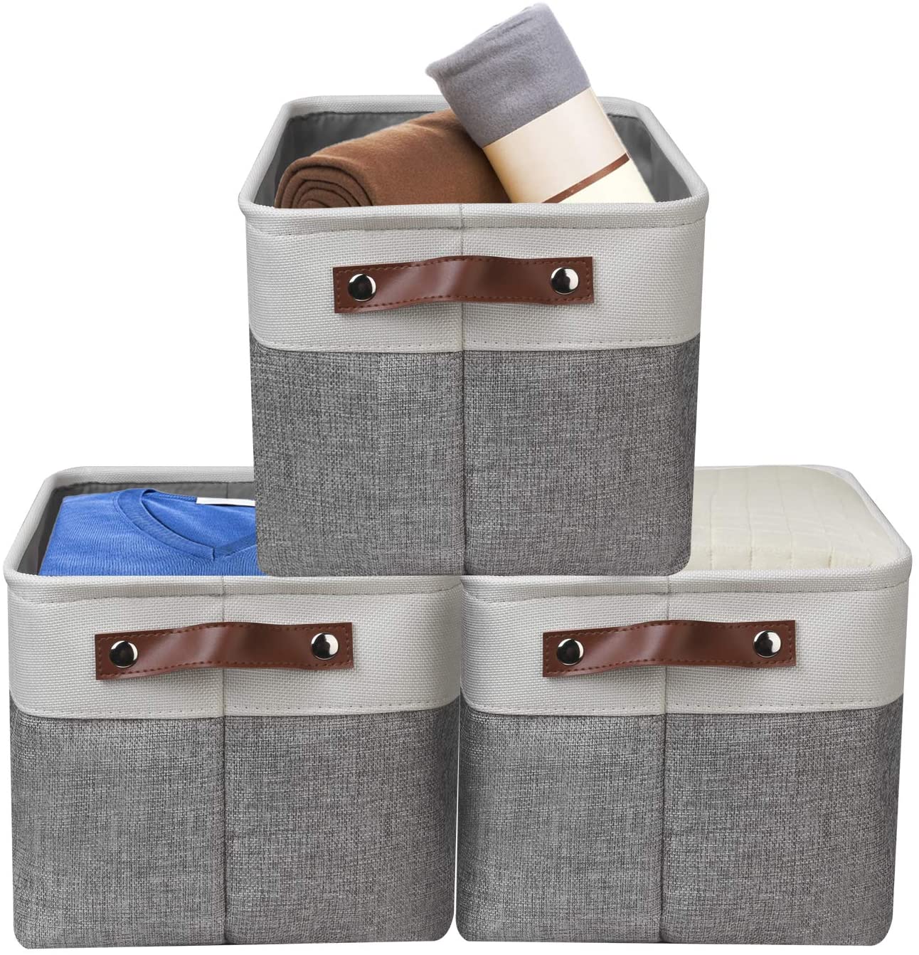Awekris Foldable Storage Bag SetAwekris Large Storage Basket Bin Set